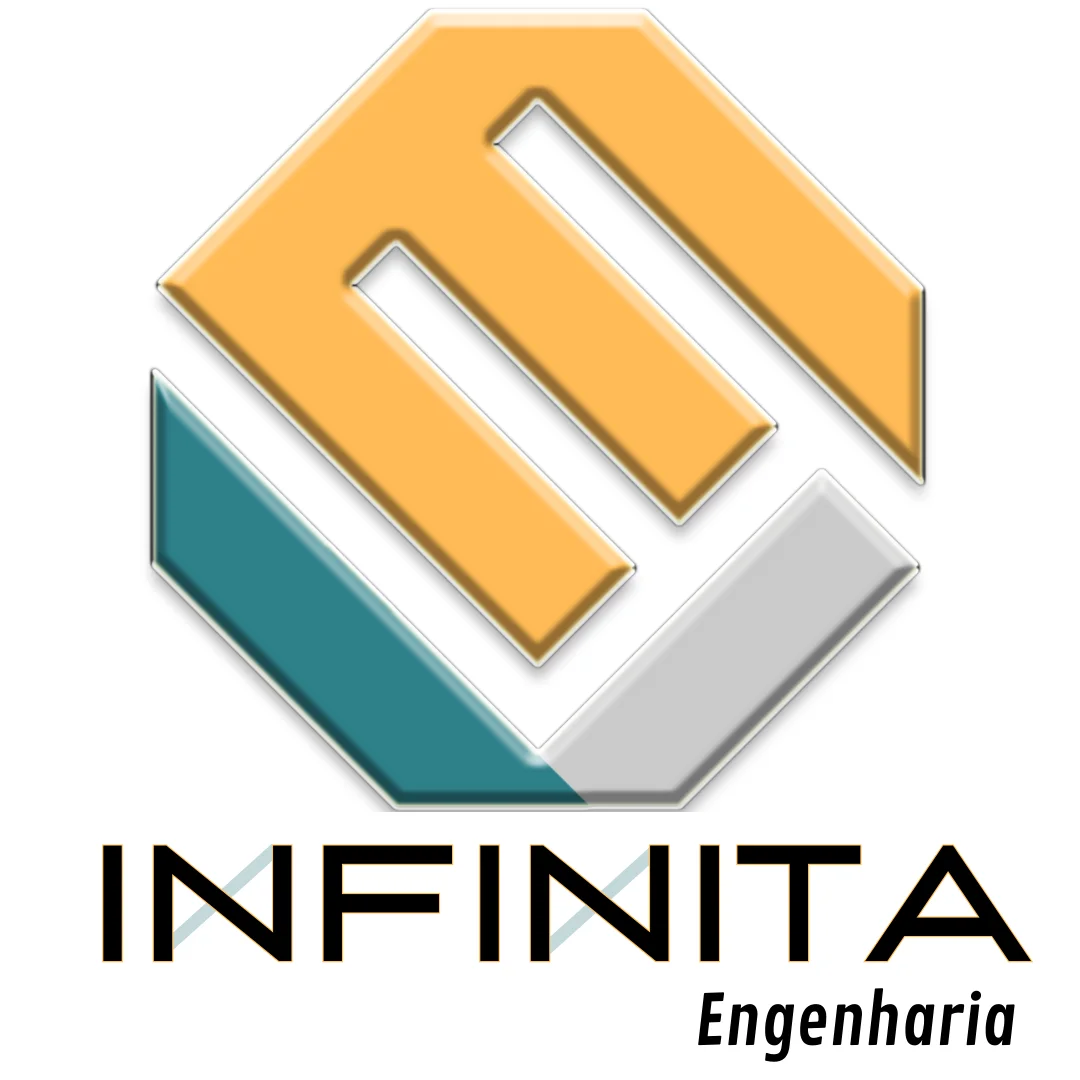 Logo da Infinita engenharia, uma contrutora especialista em obras e projetos de engenharia civil