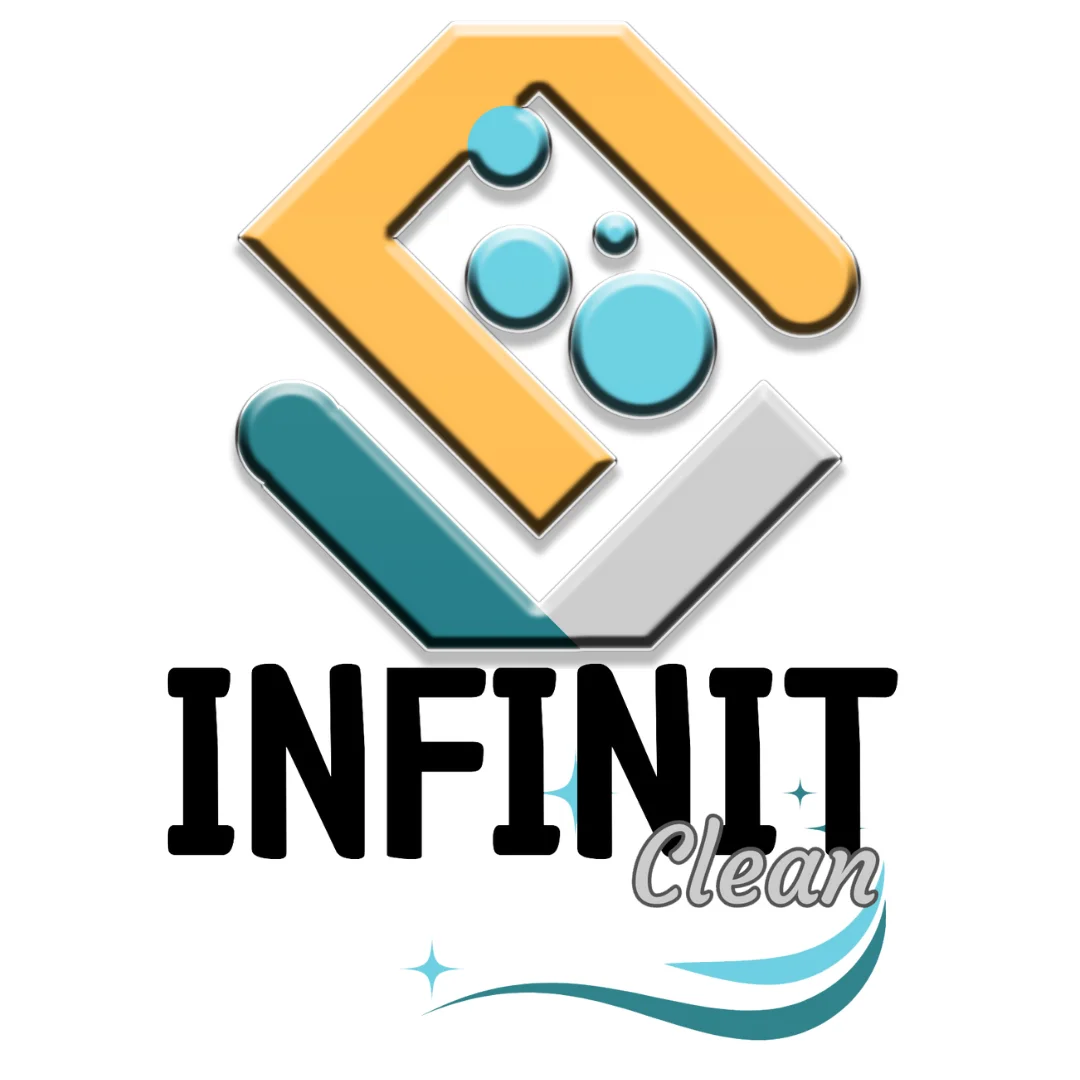 logo da infinit Clean, uma empresa do grupo infinita engenharia que se dedica a limpeza e manutenção de fachadas, escritorios e limpeza em geral.